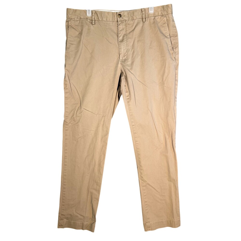 Polo Ralph Lauren Pants Men’s 36x32 Beige Stretch Slim Fit Chino Casual